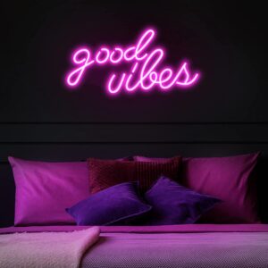 Good vibes neon lights sign neonwale