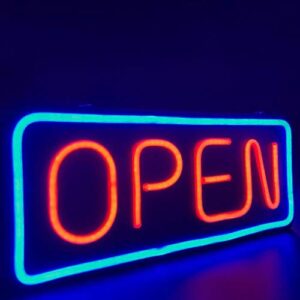 open neon lights signs in chandigarh india